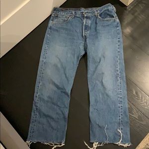 Levi's 501 high cropped